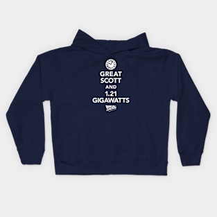 Great Scott and 1.21 Gigawatts Kids Hoodie